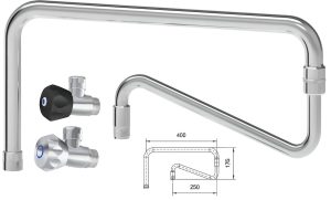 ברז קיר מפרקי תוצרת איטליה